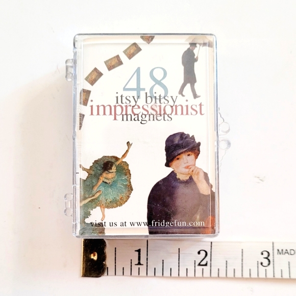 NWOT Itsy bitsy Impressionist magnets - Picture 6 of 10